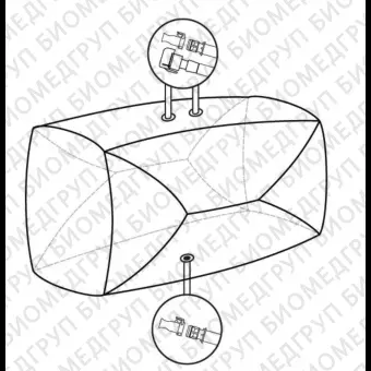 Мешки для сбора, хранения и транспортировки культуральной жидкости 3D Productainer BPCs, 500 литров, материал ASI 26/77, 3 порта, Thermo FS, SS00179I
