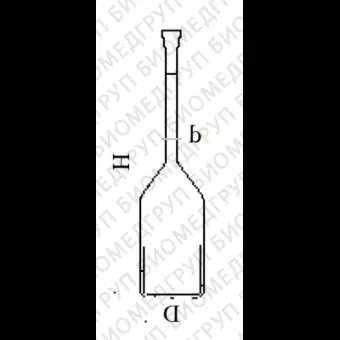 Пикнометр 25 мл, узкое горло, Россия, 2889