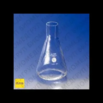 Колба Эрленмейера 50 мл, стекло, Pyrex Corning, 444250, 6 шт./уп., 24 шт./кор.