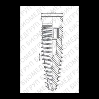 Цилиндрический зубной имплантат IDALL S