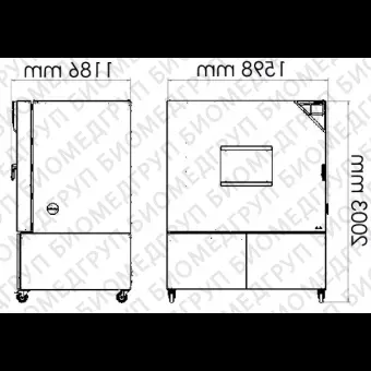 Камера испытательная теплохолодвлажность, 70...180С, MKFT720, 734 л, Binder, 90200384