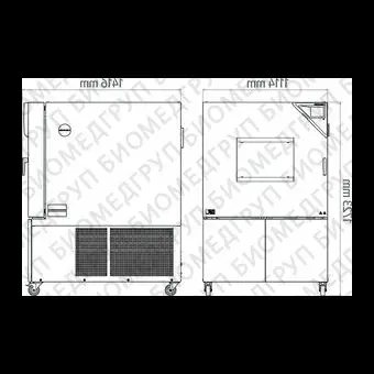 Камера испытательная теплохолод, 40...180С, MK 400, 417 л, Binder, 90200406