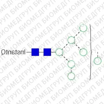 Nгликан AdvanceBio InstantQ Man7/M7 олигоманноза 7 ранее ProZyme. Nгликан, помеченный InstantQ, для использования в качестве качественного стандарта с системой анализа гликанов GlyQ