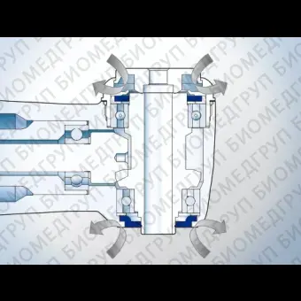 TiMax XDSG20Lh  разборный хирургический наконечник с оптикой с шестигранной системой зажима бора, 20:1. NSK