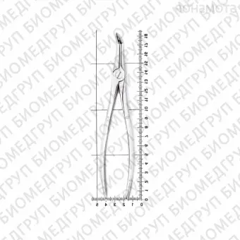 Щипцы для удаления зубов корневые ультра тонкие 1146