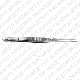 BD671R  пинцет хирургический по Waugh, зубчики 1х2, длина 200 мм