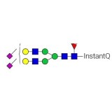 AdvanceBio InstantQ G2FS2 α(2,3) / FA2G2S(3)2 Стандарт N-гликанов (ранее ProZyme). N-гликан (ди-α(2,3)-сиалилированный, галактозилированный двухантенный N-гликан, ядро которого замещено фукозой), меченный InstantQ для использования в качестве качественног